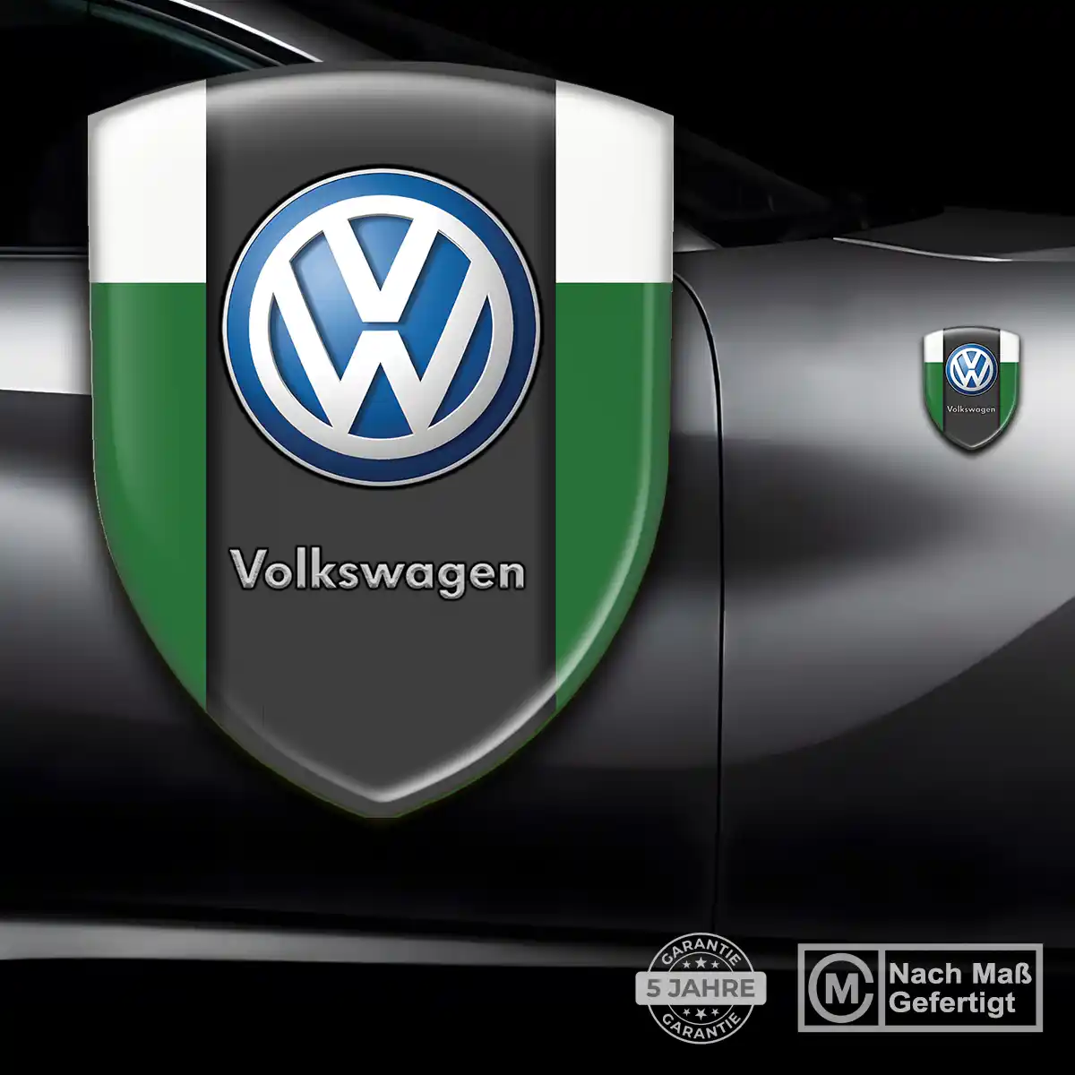 VW Silikon Aufkleber Auto Premium-Edition