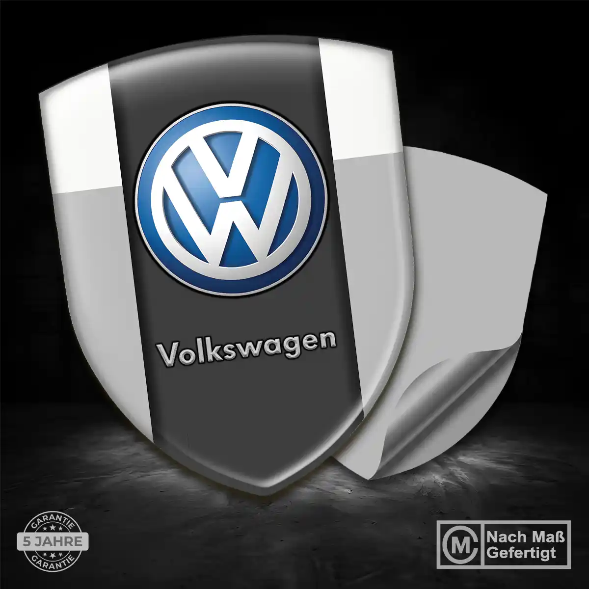 VW Silikon Aufkleber Auto Premiumqualität