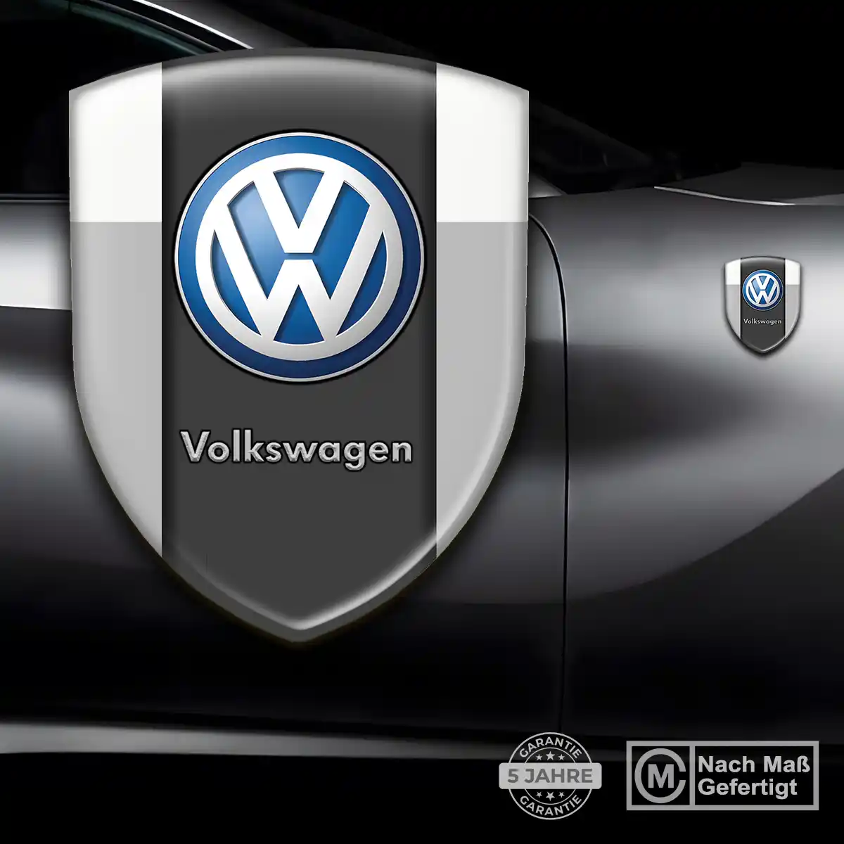 VW Silikon Aufkleber Auto Premiumqualität