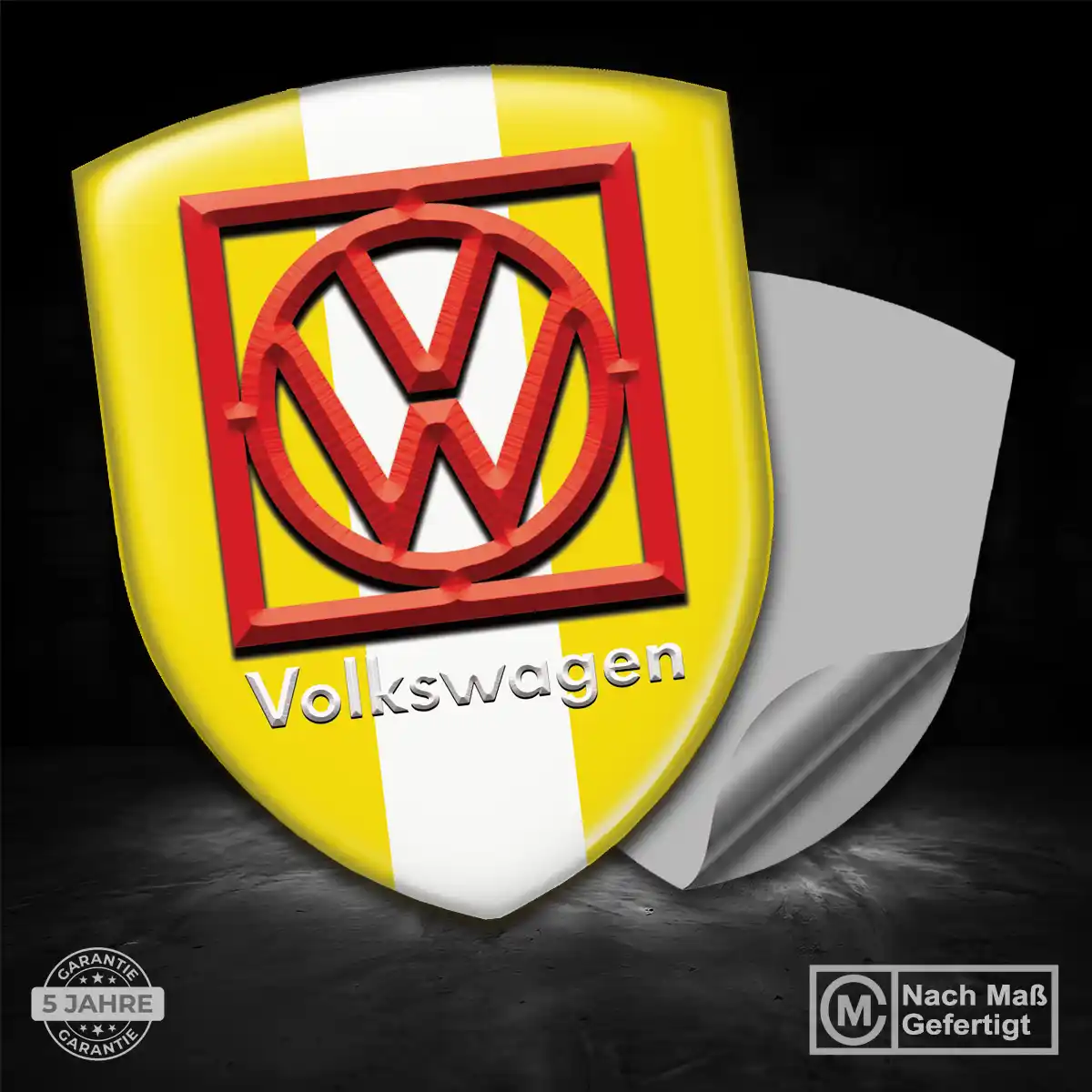 VW Silikon Aufkleber Auto Stilvolles Design