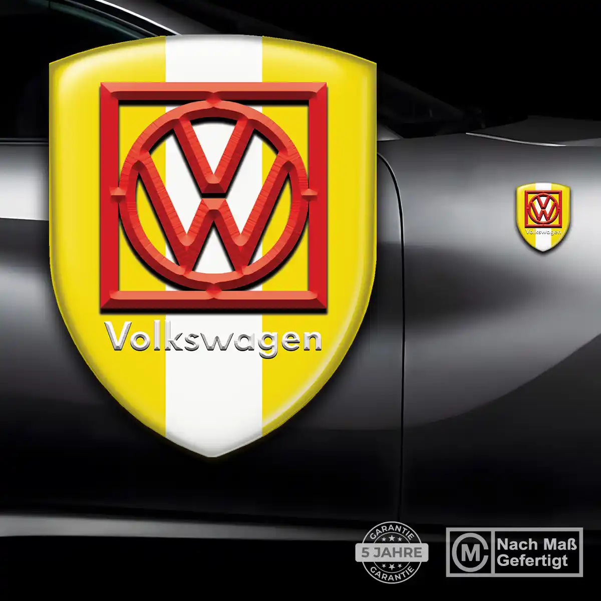 VW Silikon Aufkleber Auto Stilvolles Design