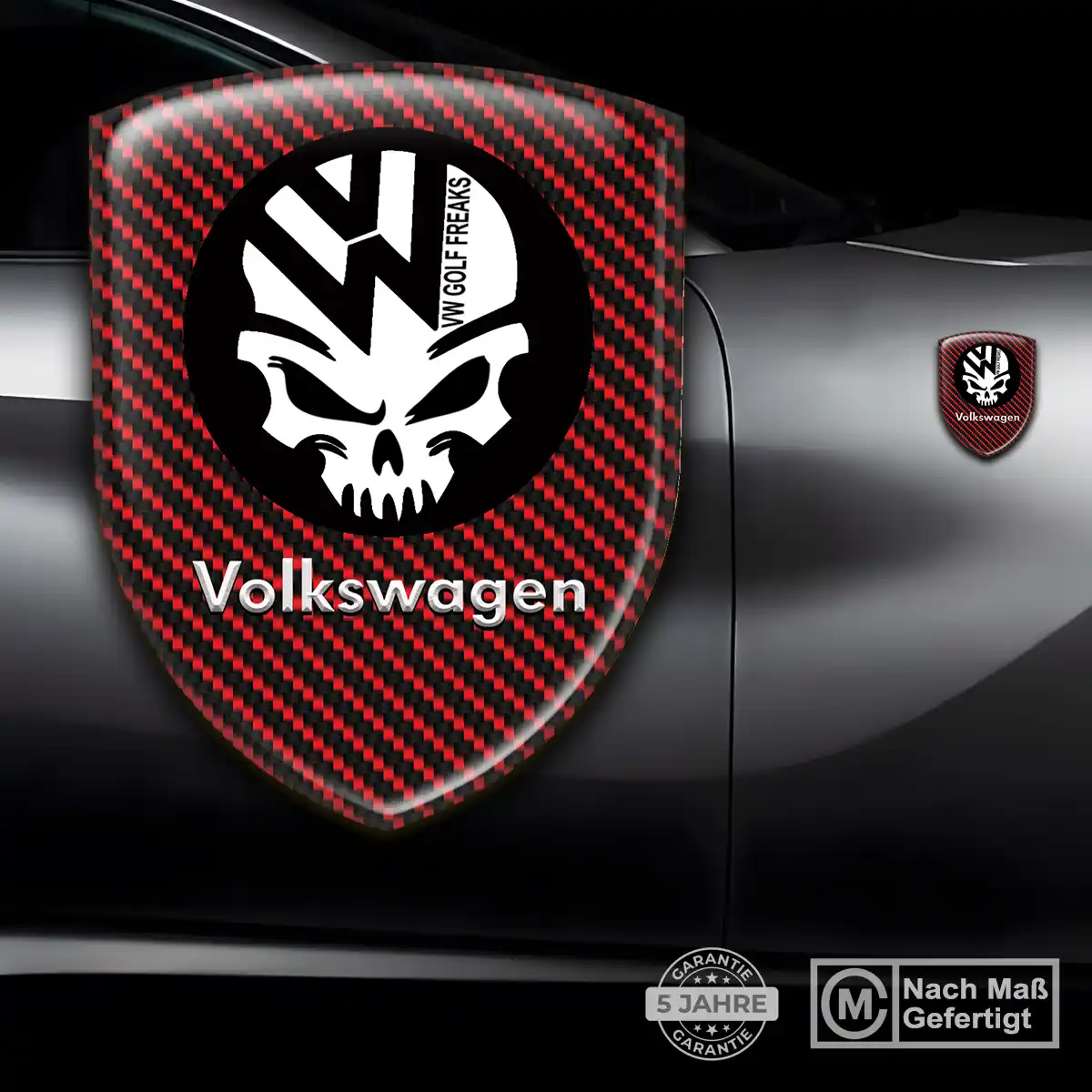 VW Silikon Aufkleber Embleme Auto Premium-Edition