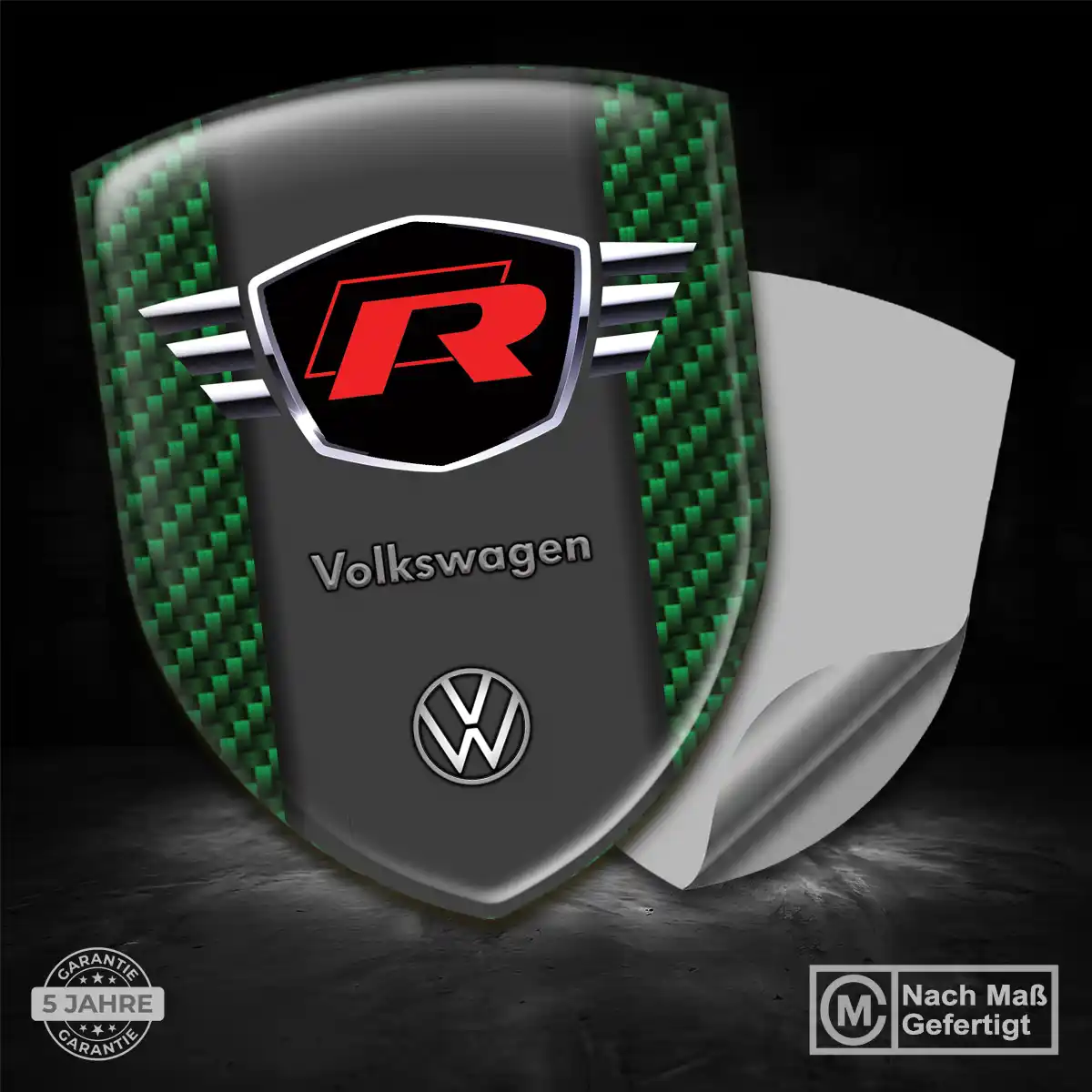 VW Silikon Aufkleber Embleme Auto Premiumqualität
