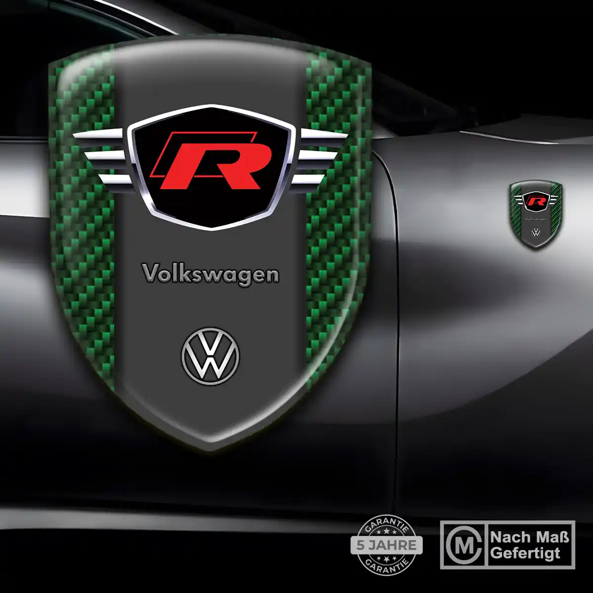 VW Silikon Aufkleber Embleme Auto Premiumqualität