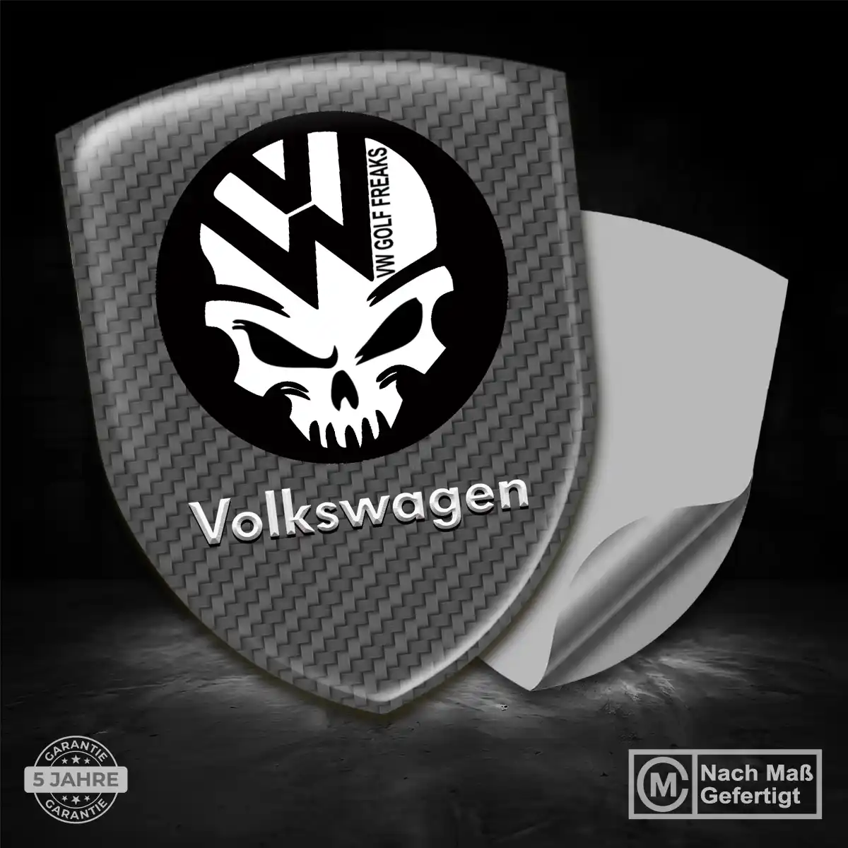 VW Silikon Aufkleber Premium-Edition