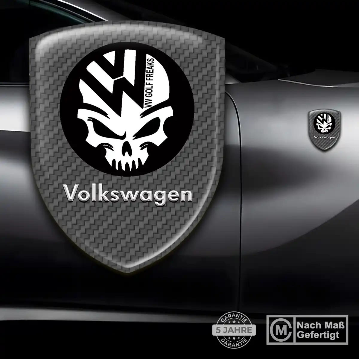 VW Silikon Aufkleber Premium-Edition