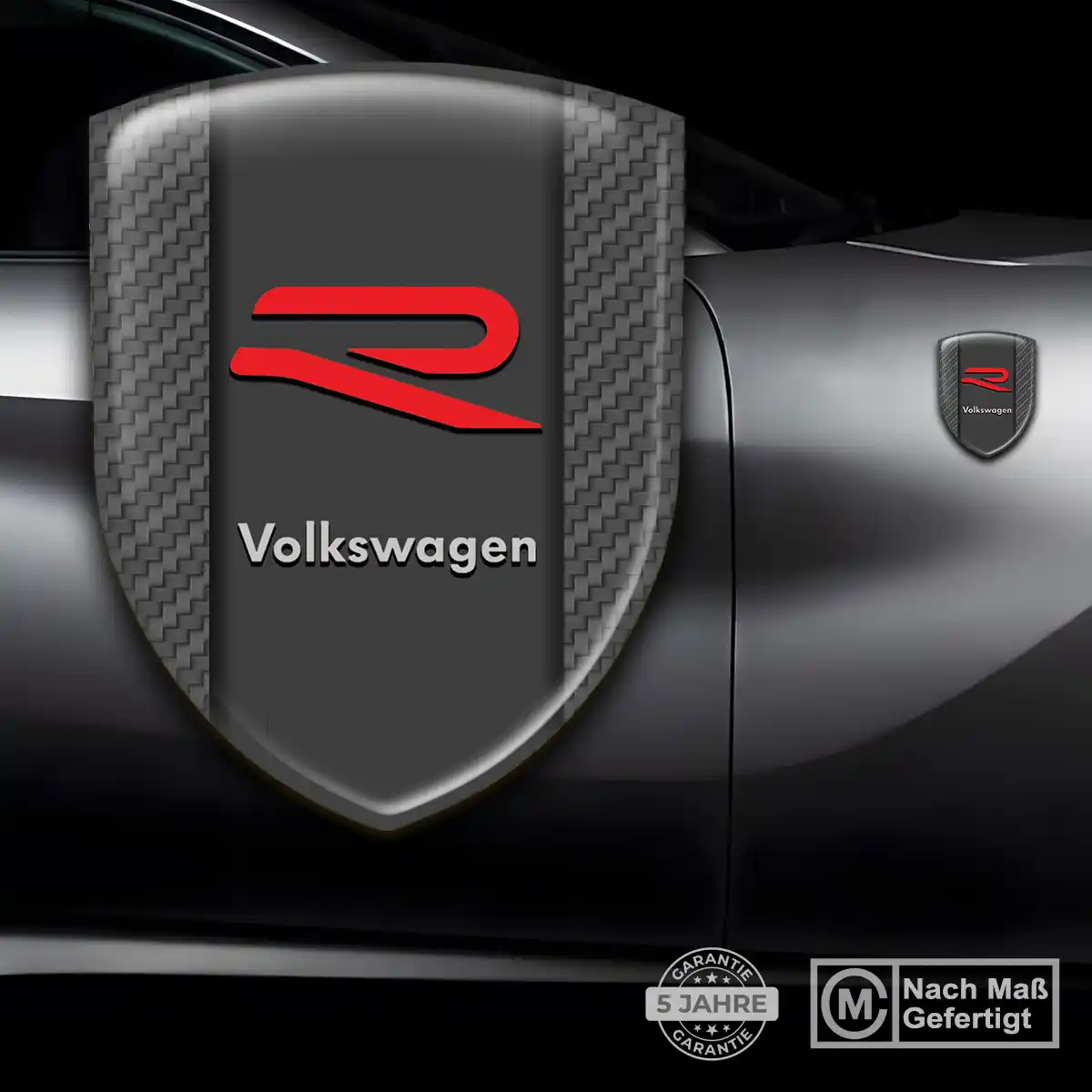 VW Silikon Aufkleber Premiumqualität