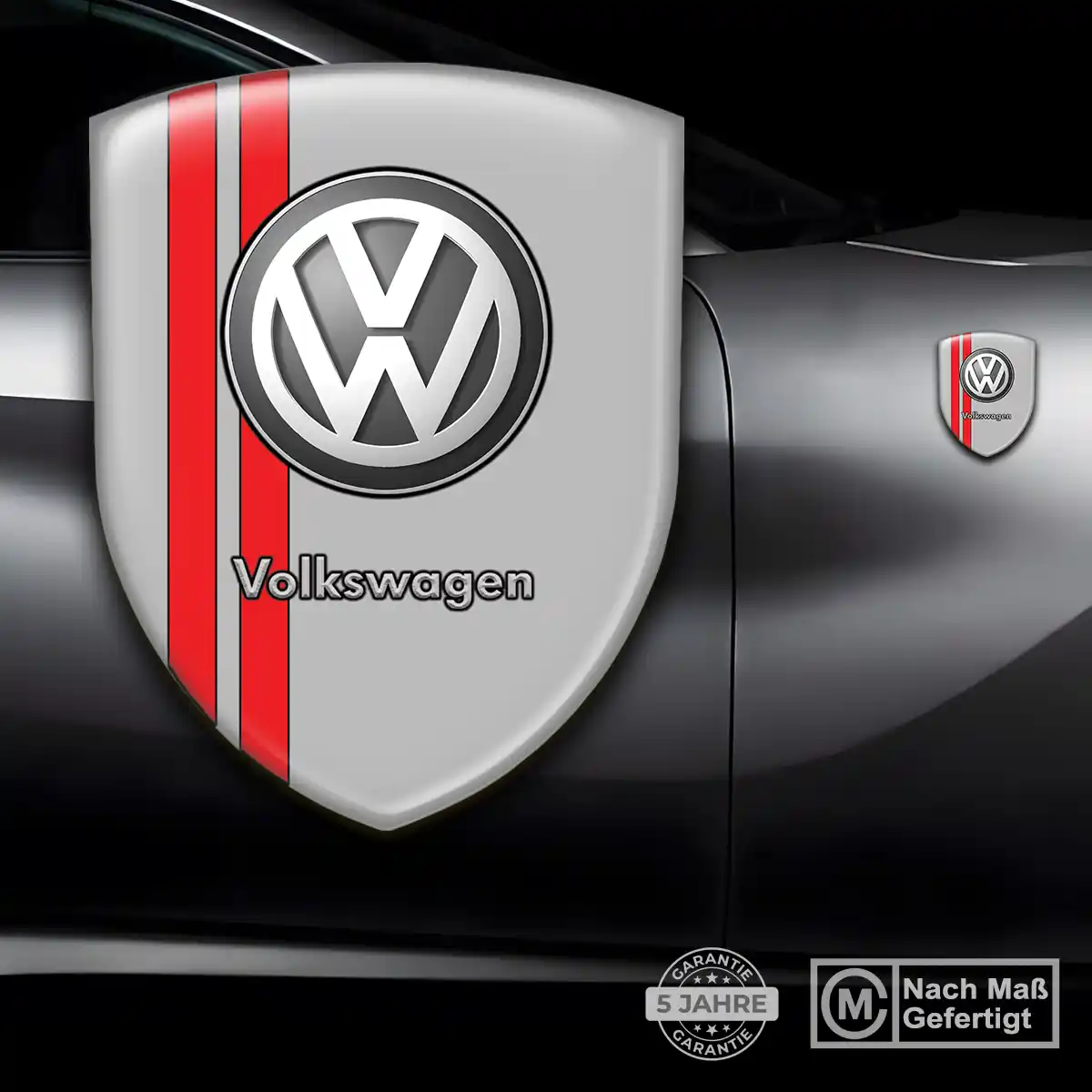 VW Silikon Aufkleber Stilvolles Design