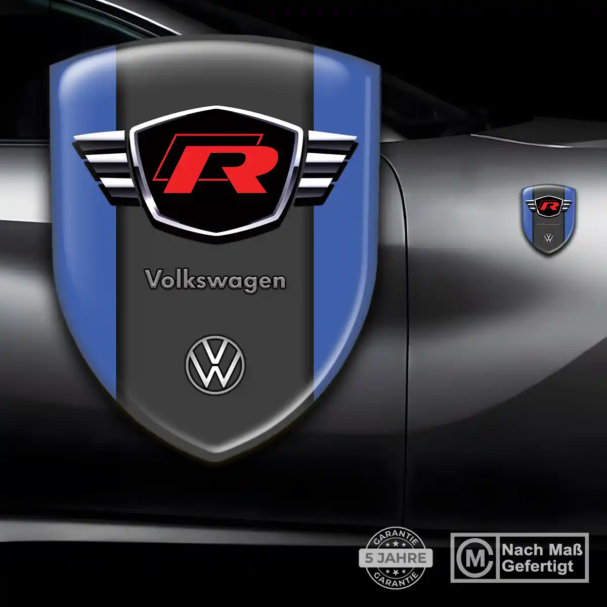 VW Silikon Aufkleber Wappen Auto Hohe Qualität