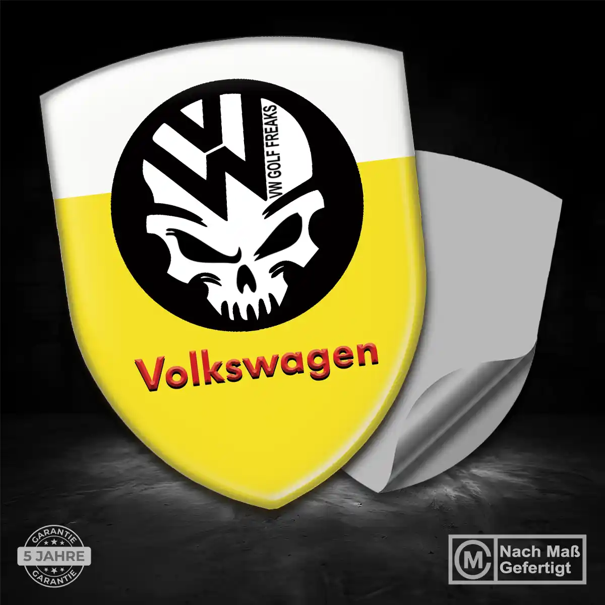 VW Wappen Aufkleber Auto Premiumqualität
