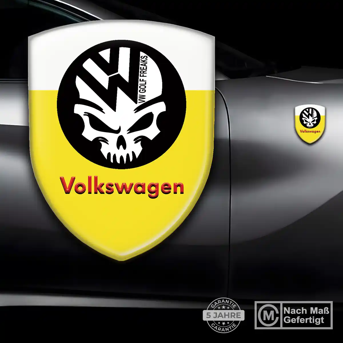 VW Wappen Aufkleber Auto Premiumqualität