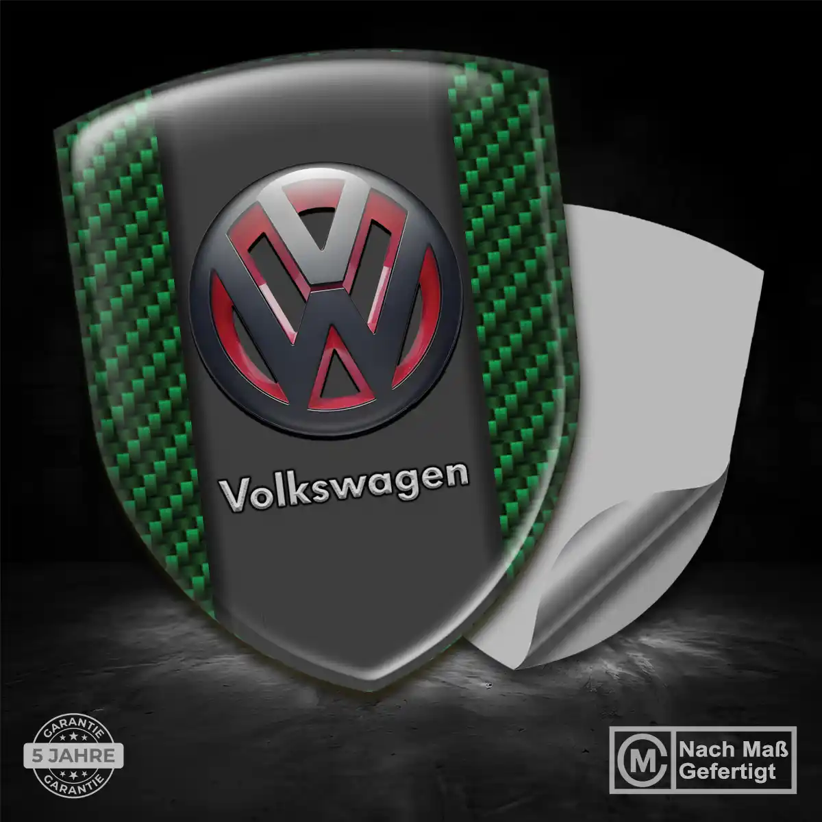 VW Wappen Aufkleber Emblem Auto Premiumqualität