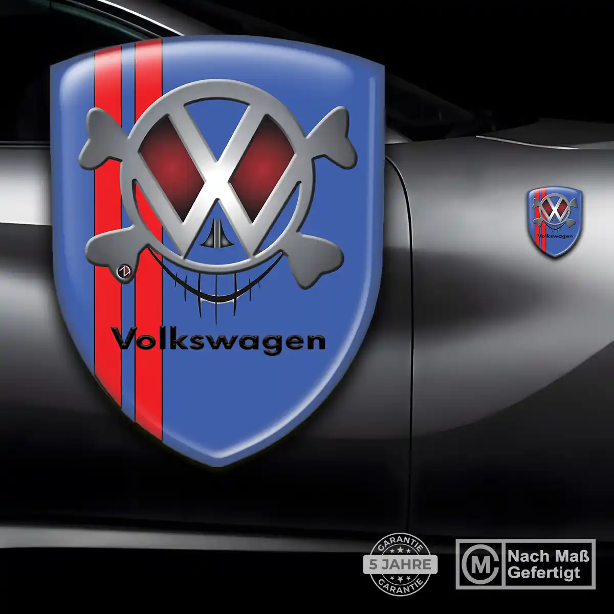 VW Wappen Aufkleber Emblem Auto Stilvolles Design