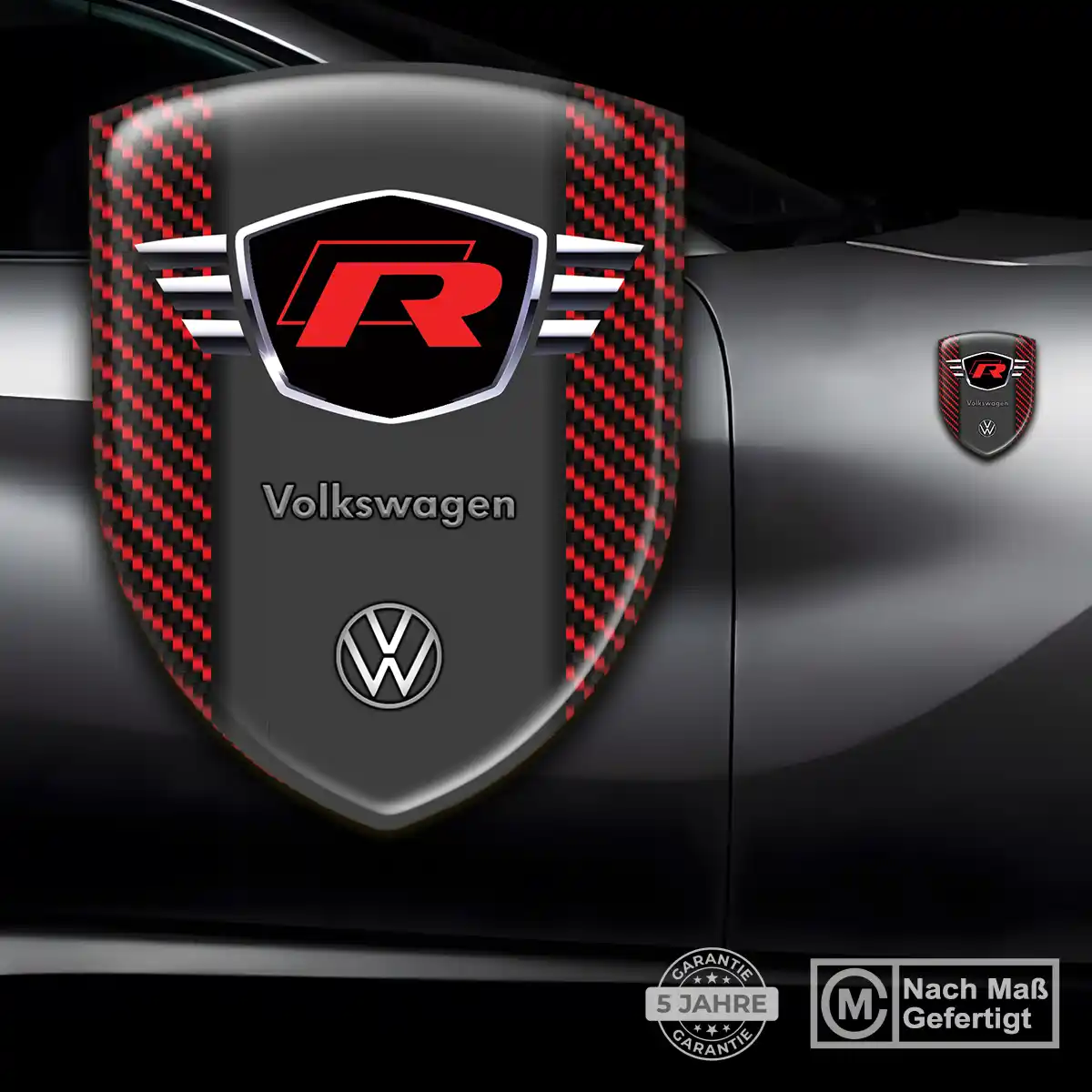 VW Wappen Aufkleber Emblem Premiumqualität