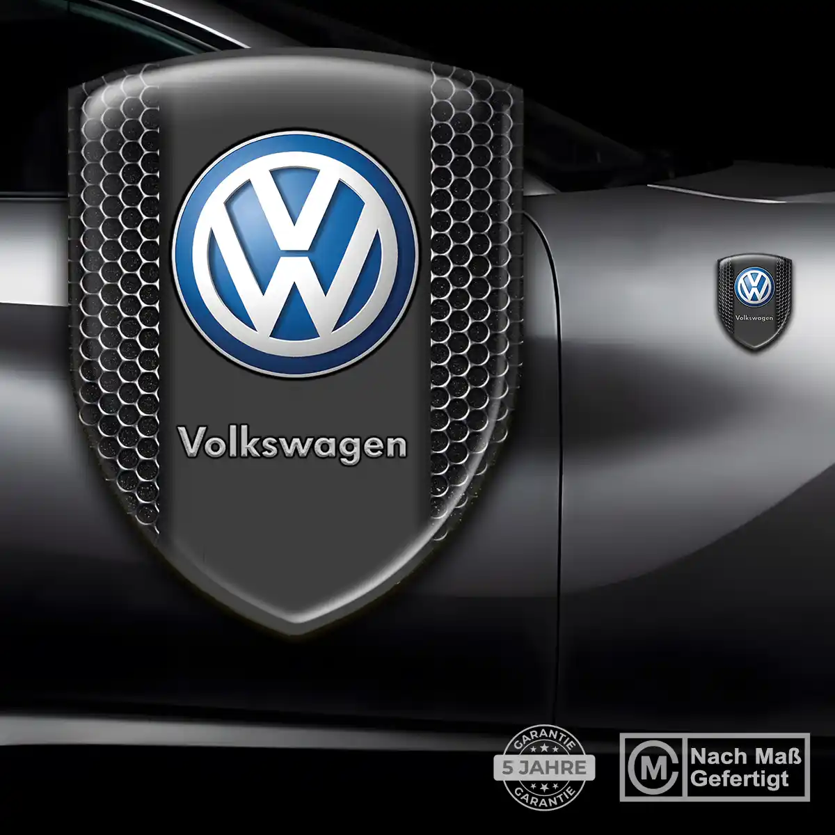 VW Wappen Aufkleber Premium-Edition