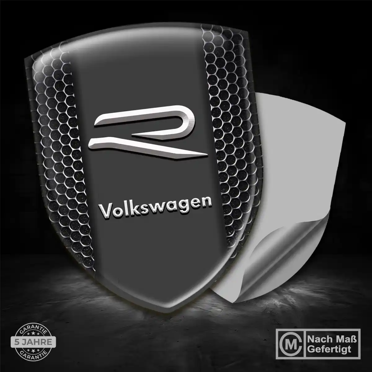 VW Wappen Aufkleber Premiumqualität