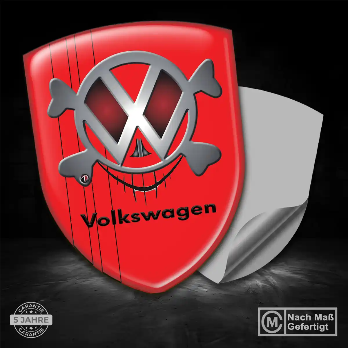 VW Wappen Aufkleber Stilvolles Design