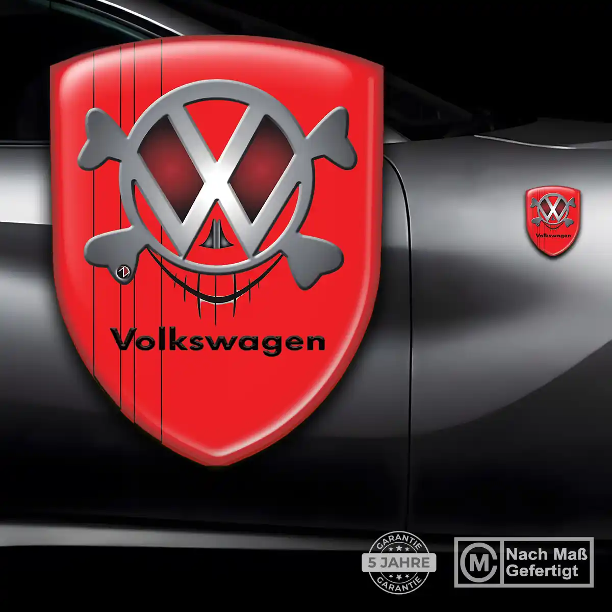 VW Wappen Aufkleber Stilvolles Design