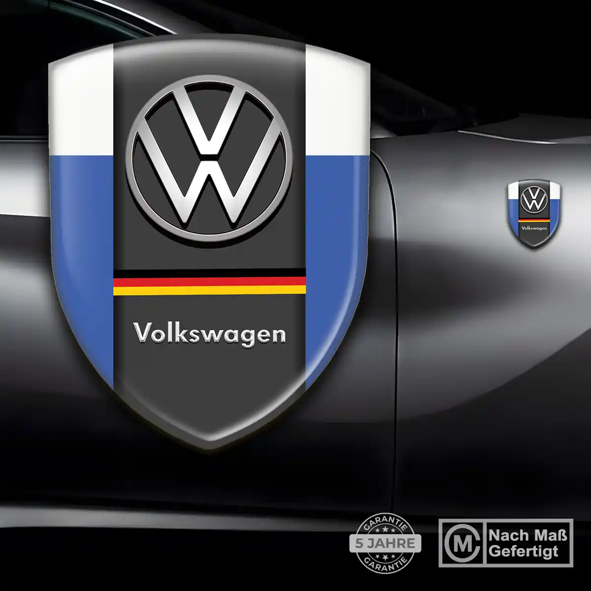 VW Wappen Emblem Aufkleber Auto Premiumqualität