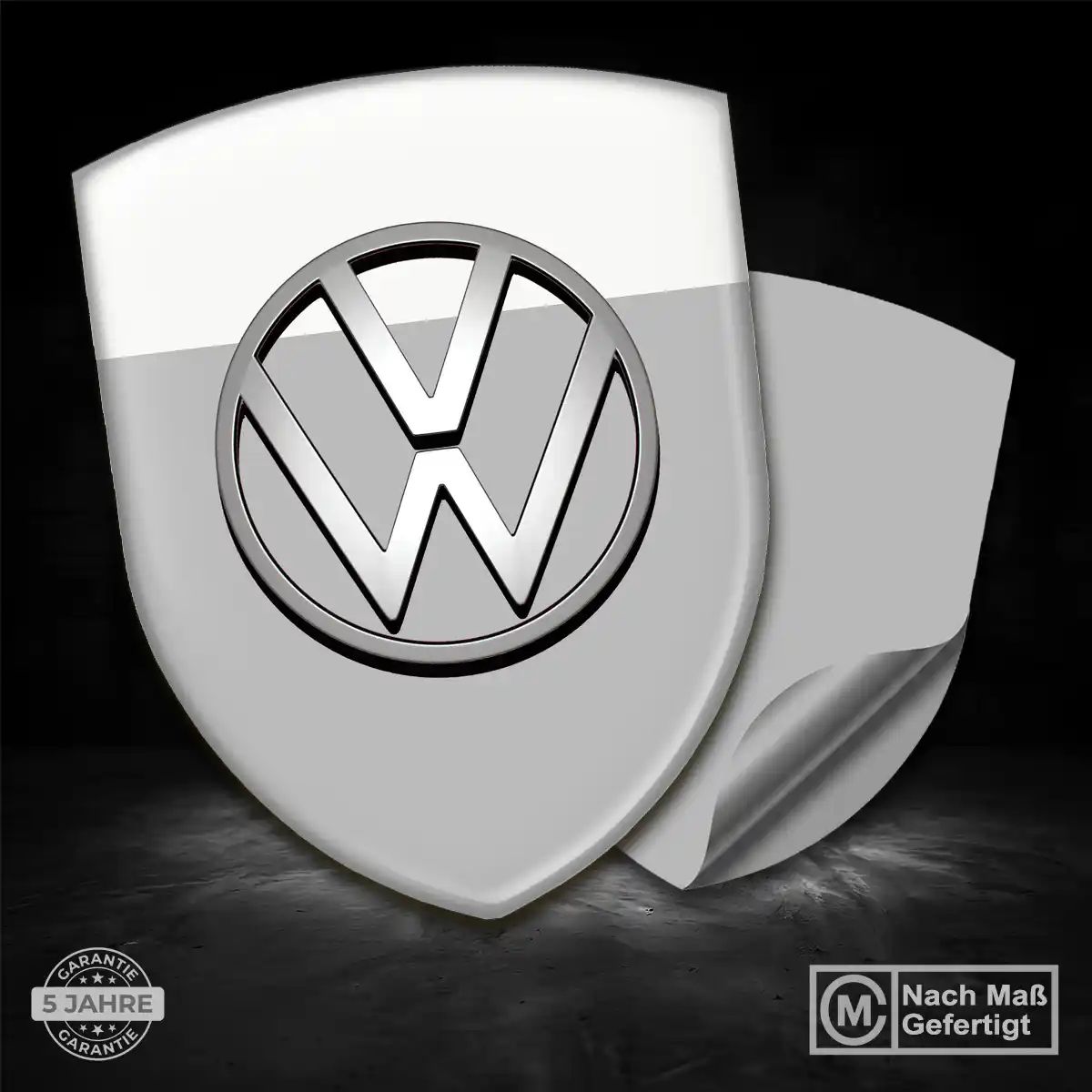 VW Wappen Emblem Aufkleber Auto Stilvolles Design