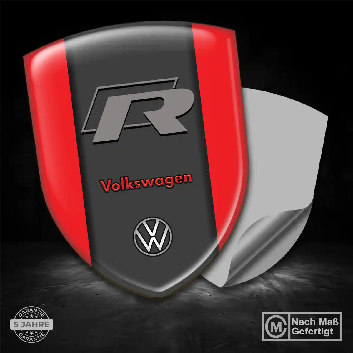 VW Wappen Emblem Aufkleber Hohe Qualität