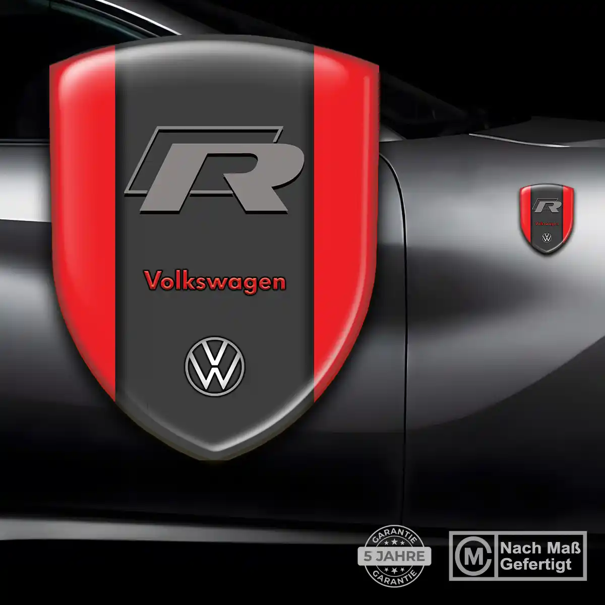 VW Wappen Emblem Aufkleber Hohe Qualität