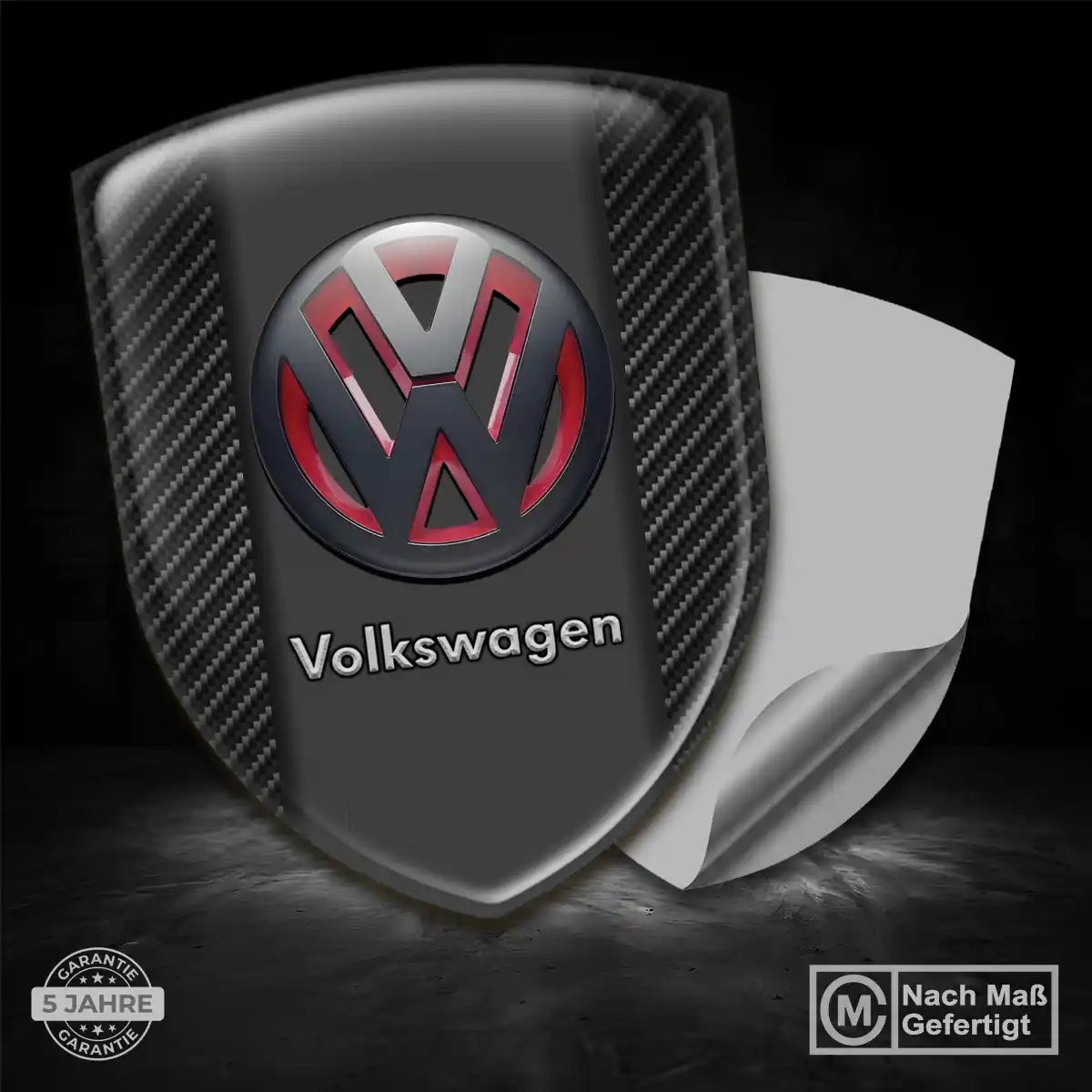 VW Wappen Emblem Aufkleber Limitierte Auflage
