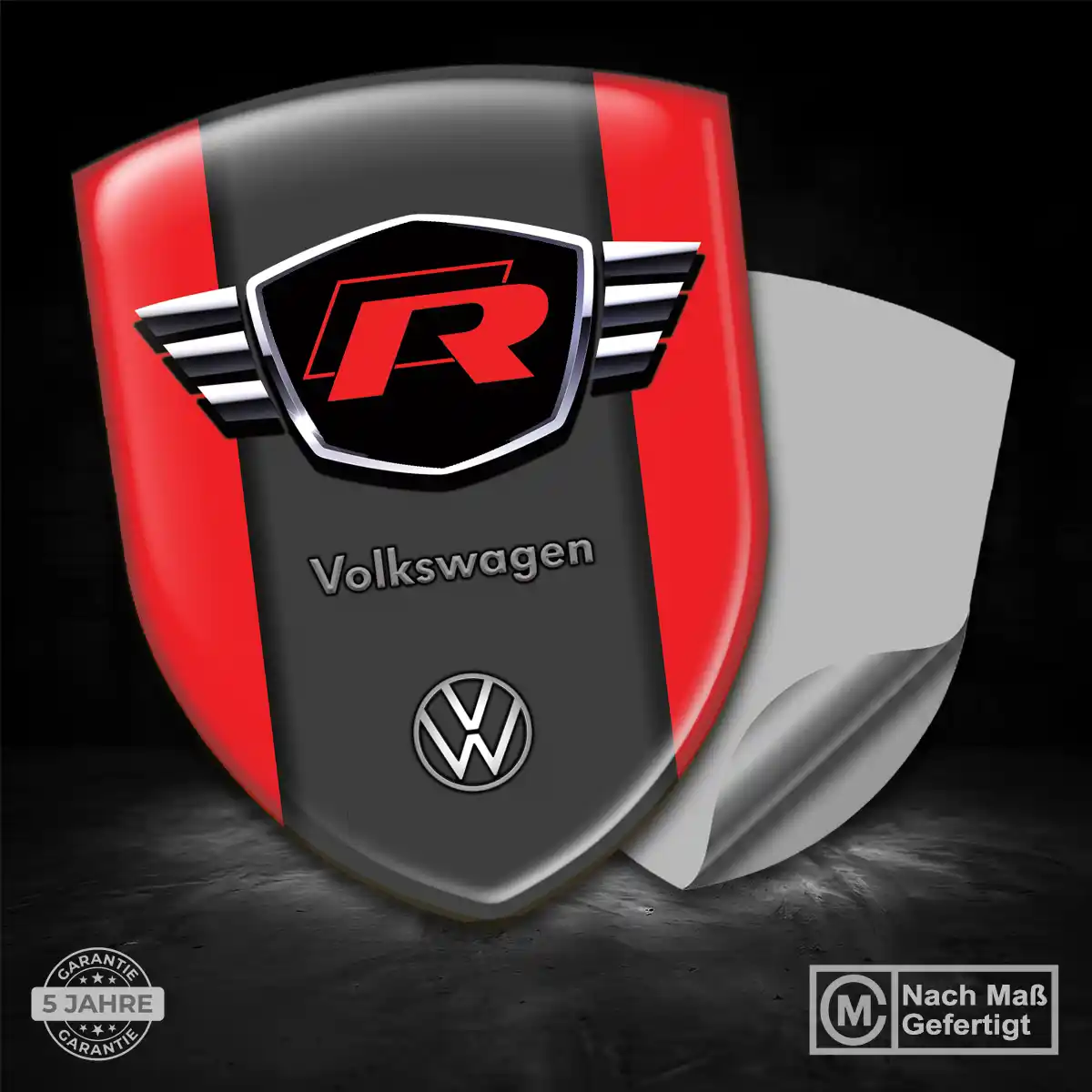 VW Wappen Emblem Auto Premiumqualität