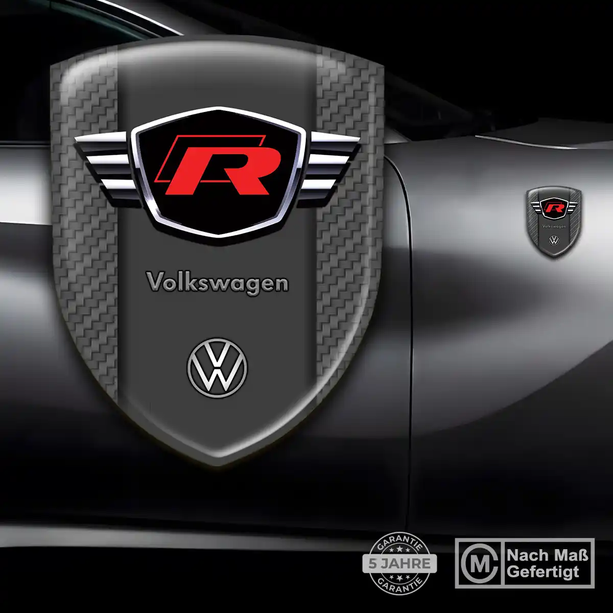 VW Wappen Emblem Auto Stilvolles Design