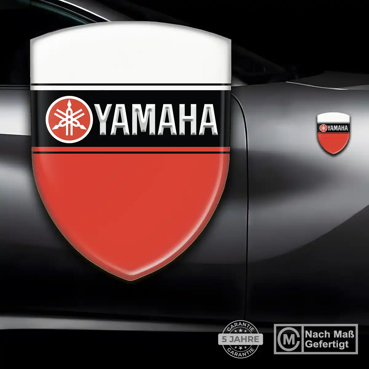 Yamaha 3D Gel Aufkleber Ausdrucksstarkes Design