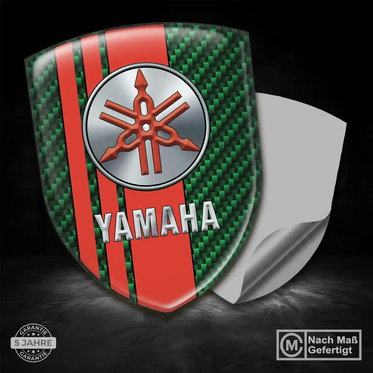 Yamaha 3D Gel Aufkleber Auto Edles Design