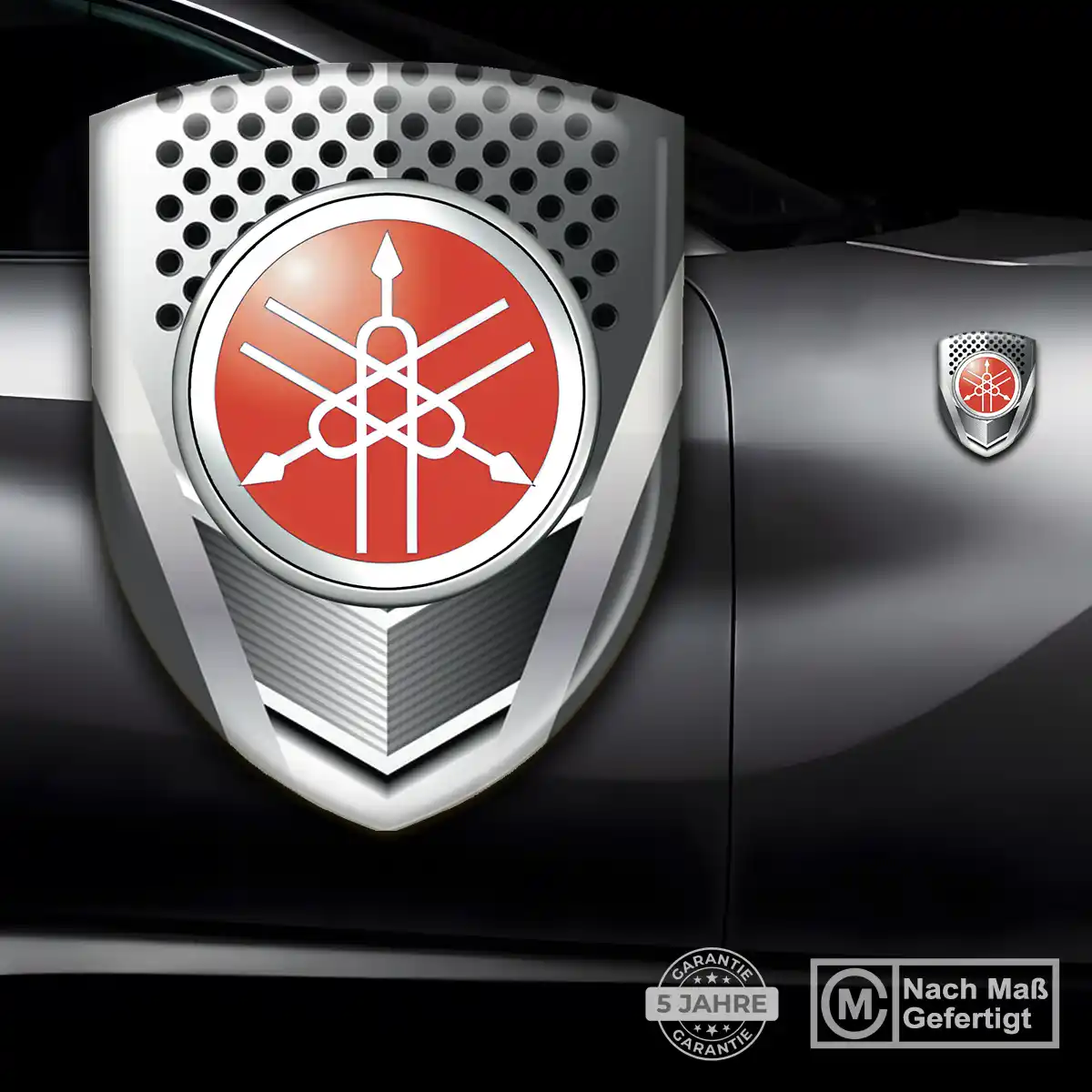 Yamaha 3D Gel Aufkleber Auto Elegantes Design