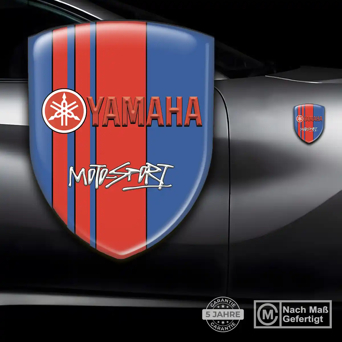 Yamaha 3D Gel Aufkleber Auto Exterieurdesign
