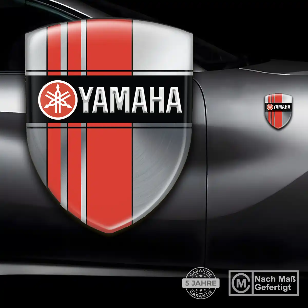 Yamaha 3D Gel Aufkleber Auto Hochwertiges Harz