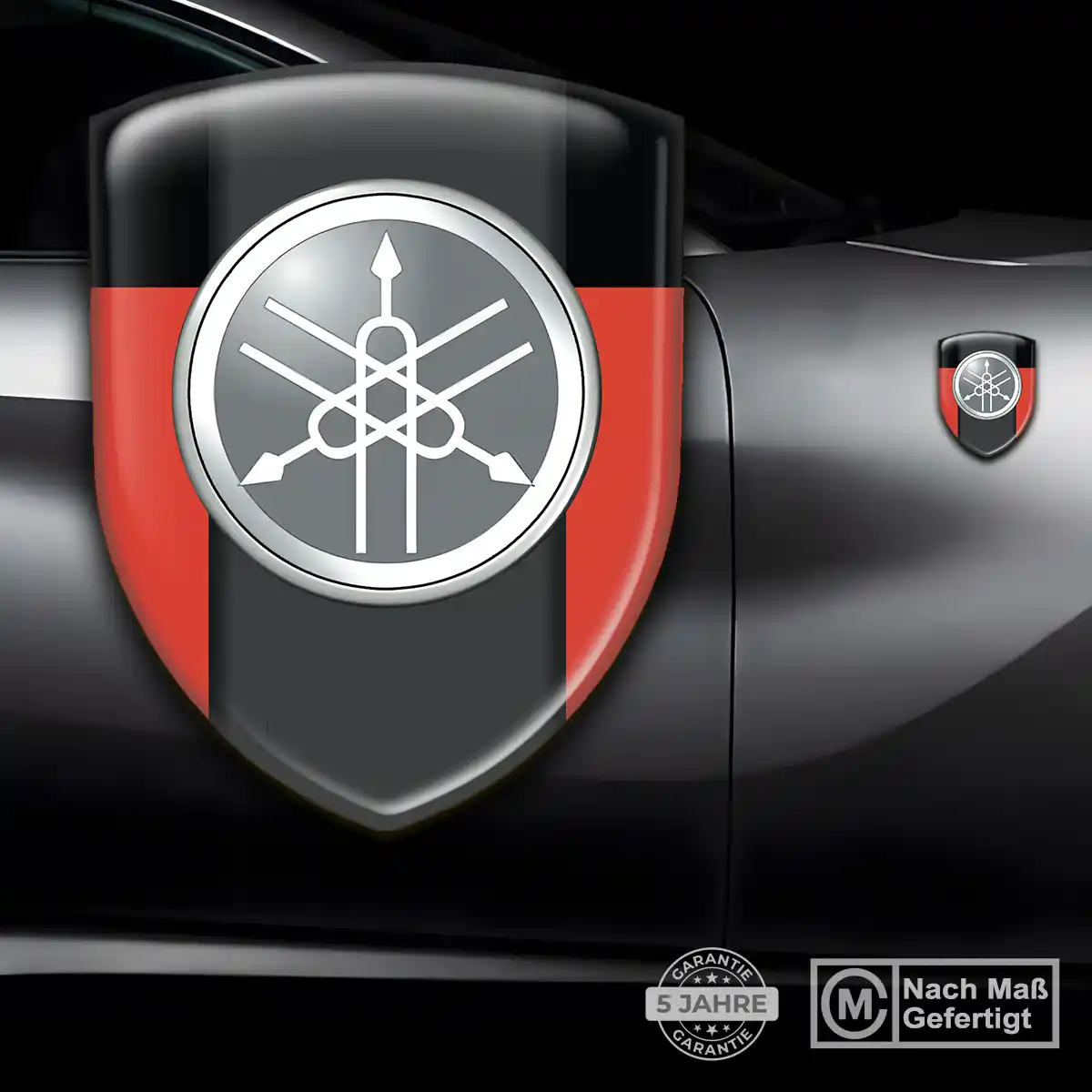 Yamaha 3D Gel Aufkleber Auto Interieurdesign