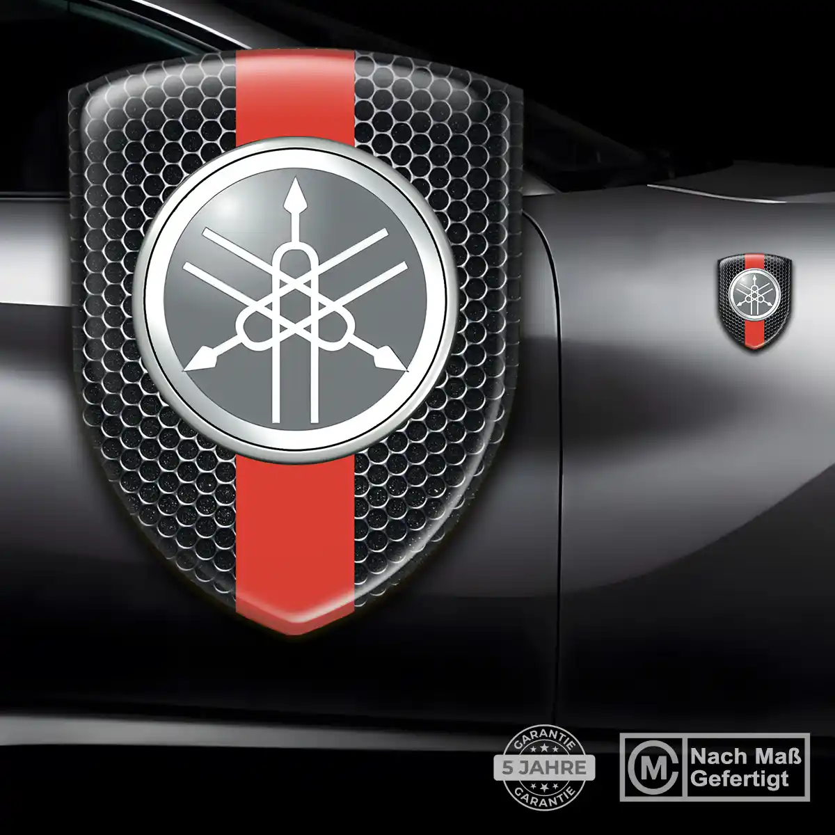 Yamaha 3D Gel Aufkleber Auto Modernes Design