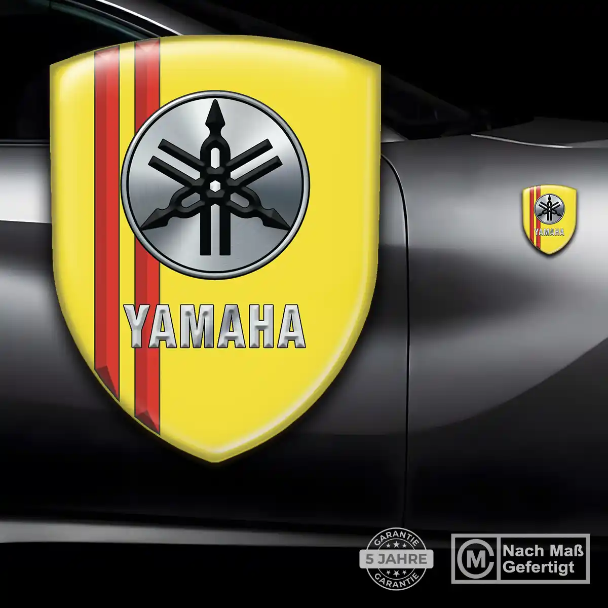 Yamaha 3D Gel Aufkleber Überzeugende Qualität