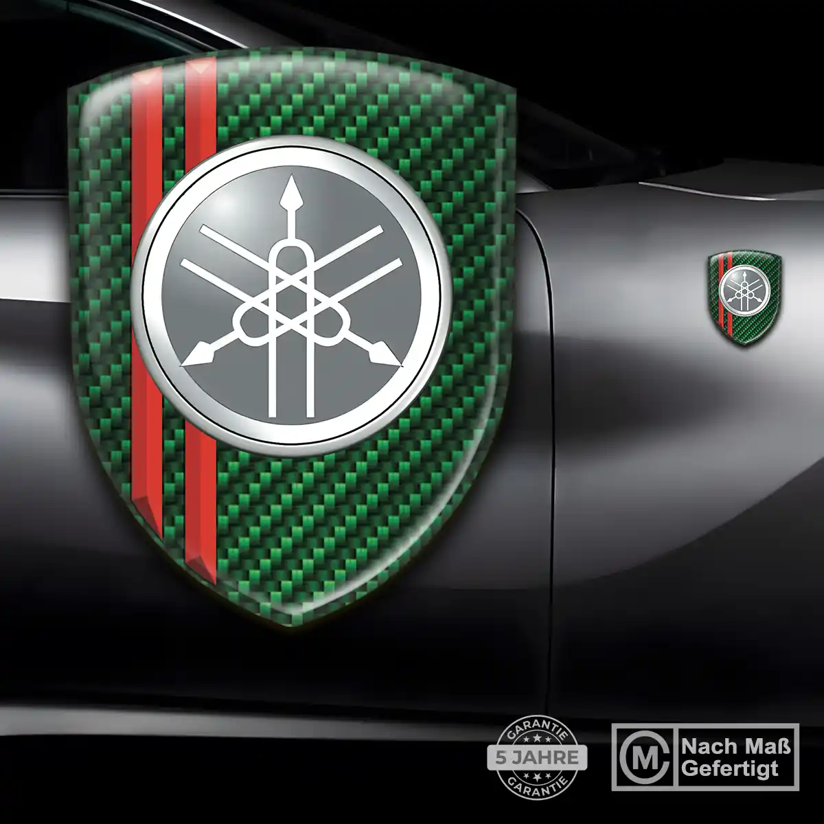 Yamaha 3D Gel Aufkleber Elegantes Design