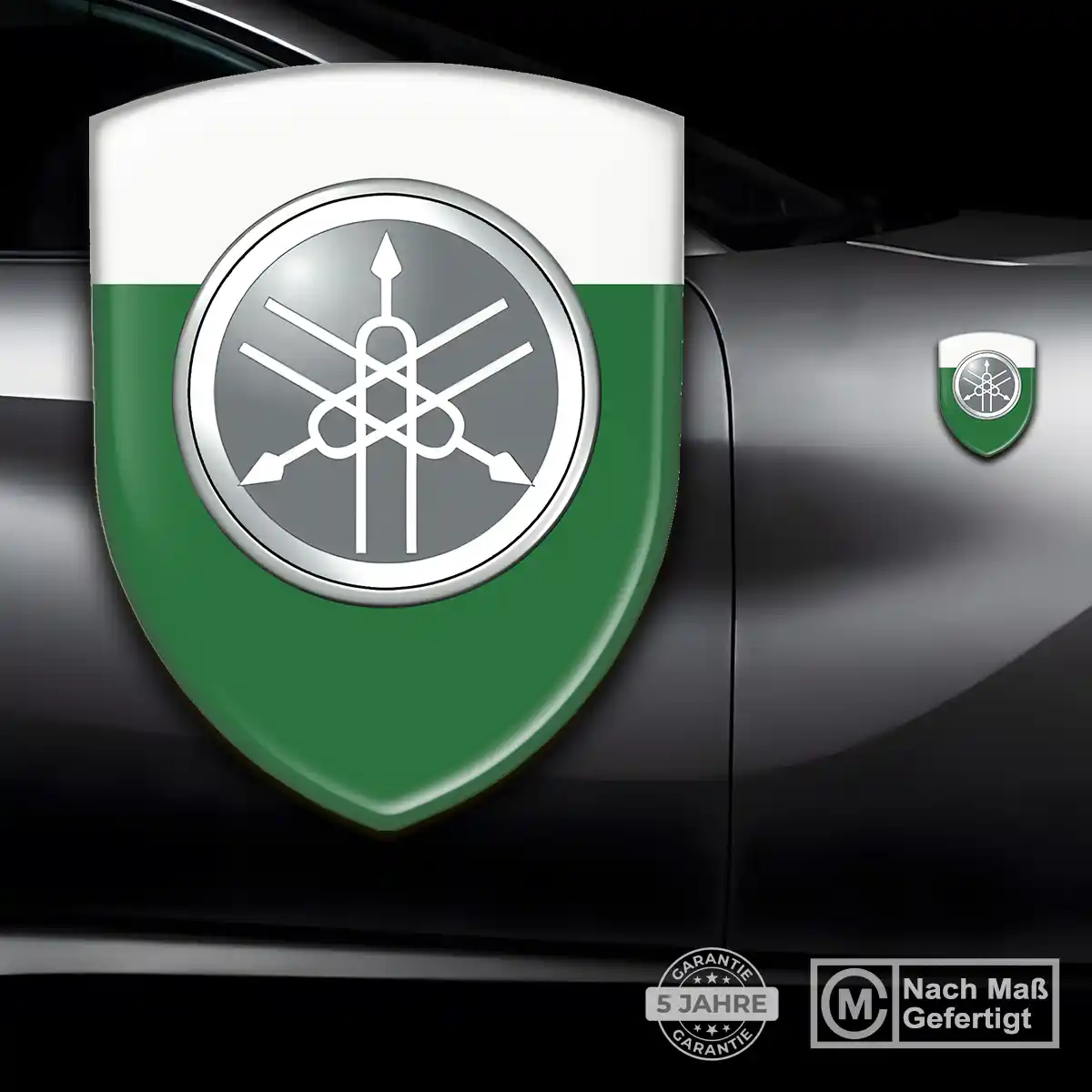 Yamaha 3D Gel Aufkleber Emblem Anspruchsvolles Design