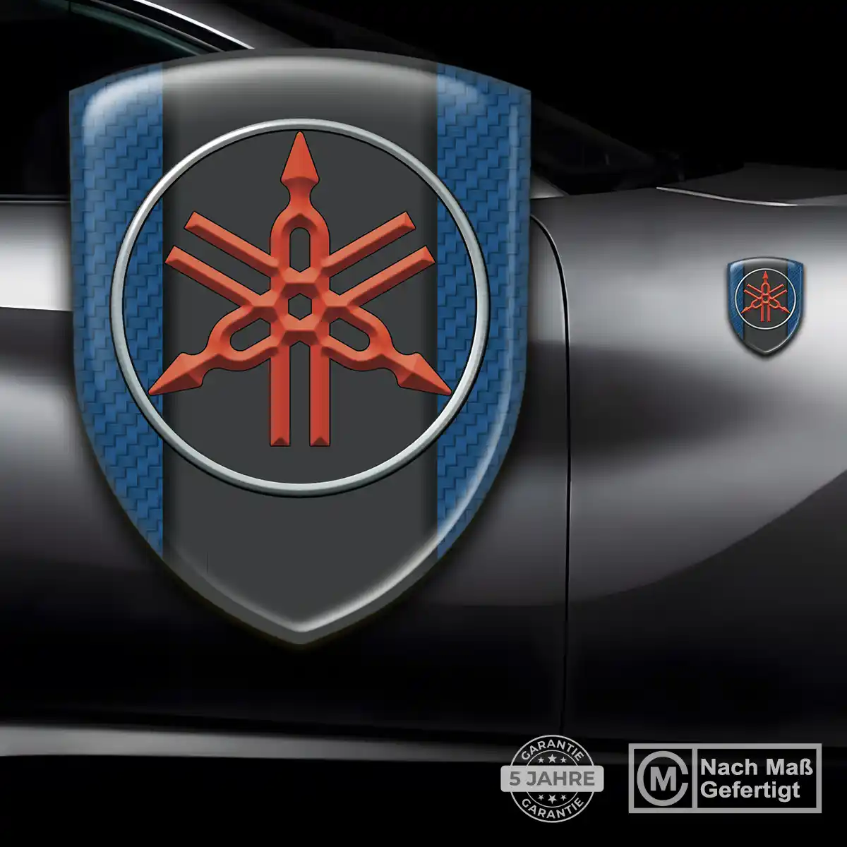 Yamaha 3D Gel Aufkleber Emblem Auto Edles Design