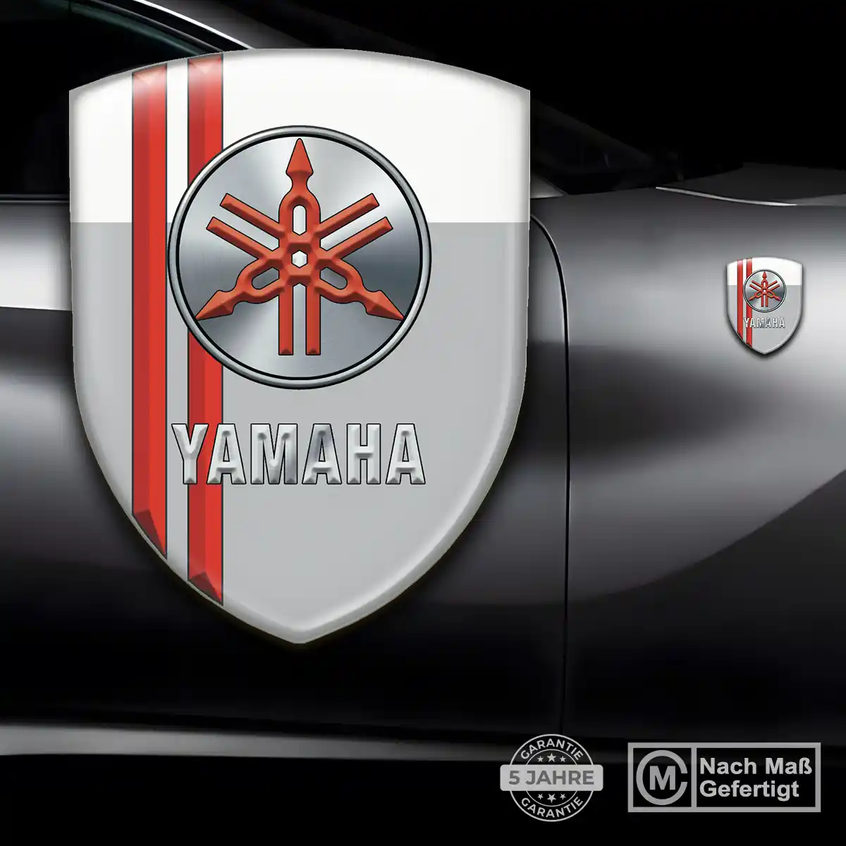 Yamaha 3D Gel Aufkleber Emblem Auto Exterieurdesign