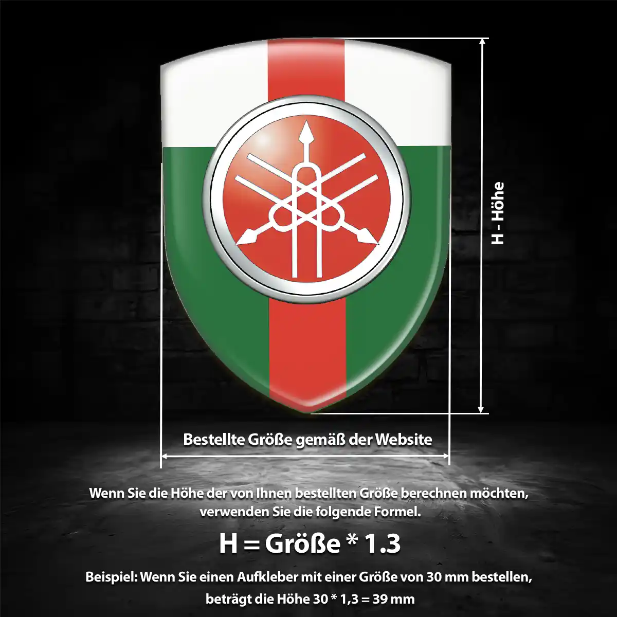 Yamaha 3D Gel Aufkleber Emblem Auto Luxus-Edition