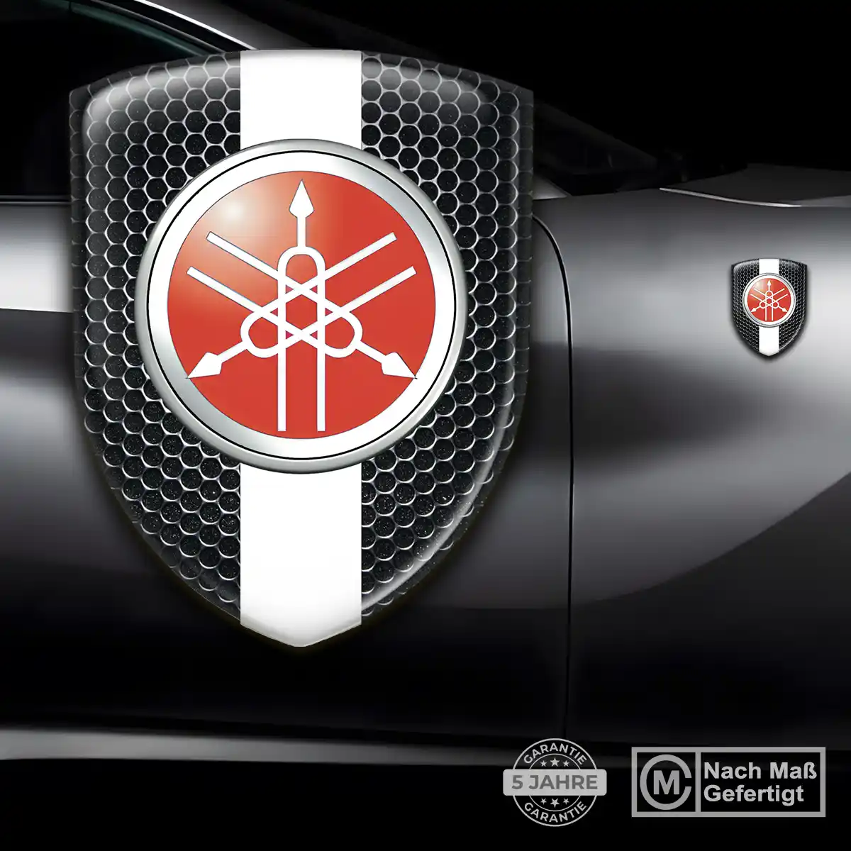 Yamaha 3D Gel Aufkleber Emblem Auto Modernes Design