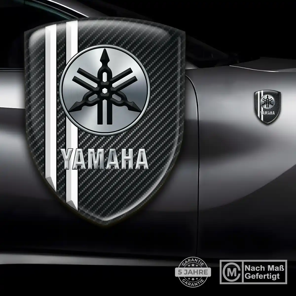 Yamaha 3D Gel Aufkleber Emblem Auto Premium-Edition