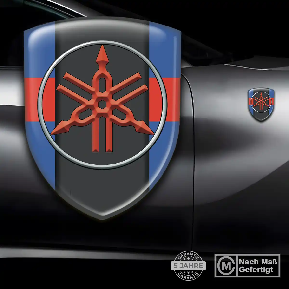 Yamaha 3D Gel Aufkleber Emblem Auto Premiumqualität