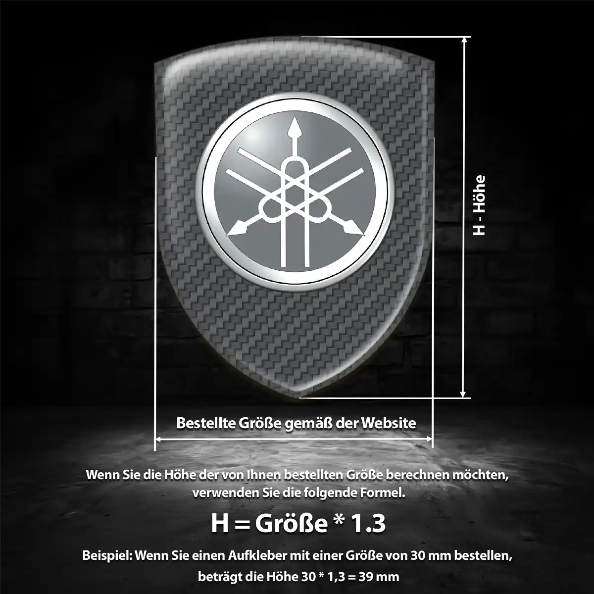 Yamaha 3D Gel Aufkleber Emblem Auto Spitzenqualität