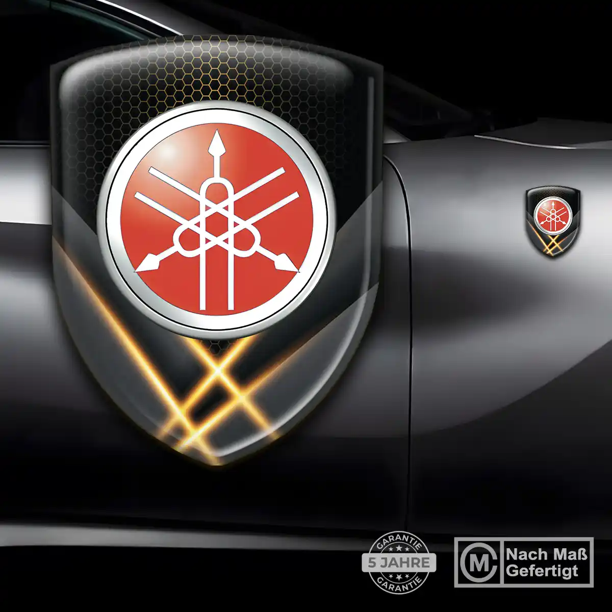 Yamaha 3D Gel Aufkleber Emblem Auto Stilvolles Design