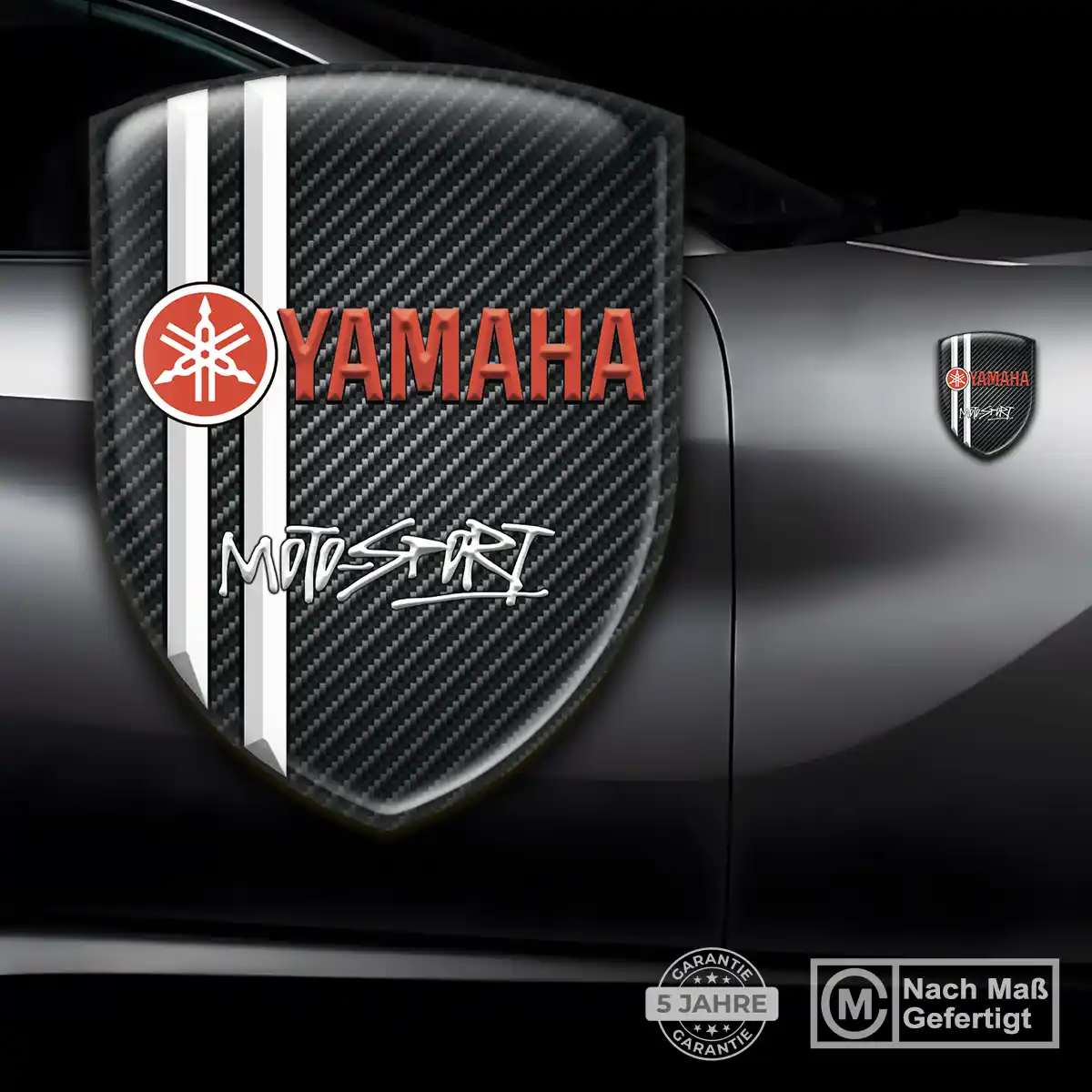 Yamaha 3D Gel Aufkleber Emblem Überzeugende Qualität