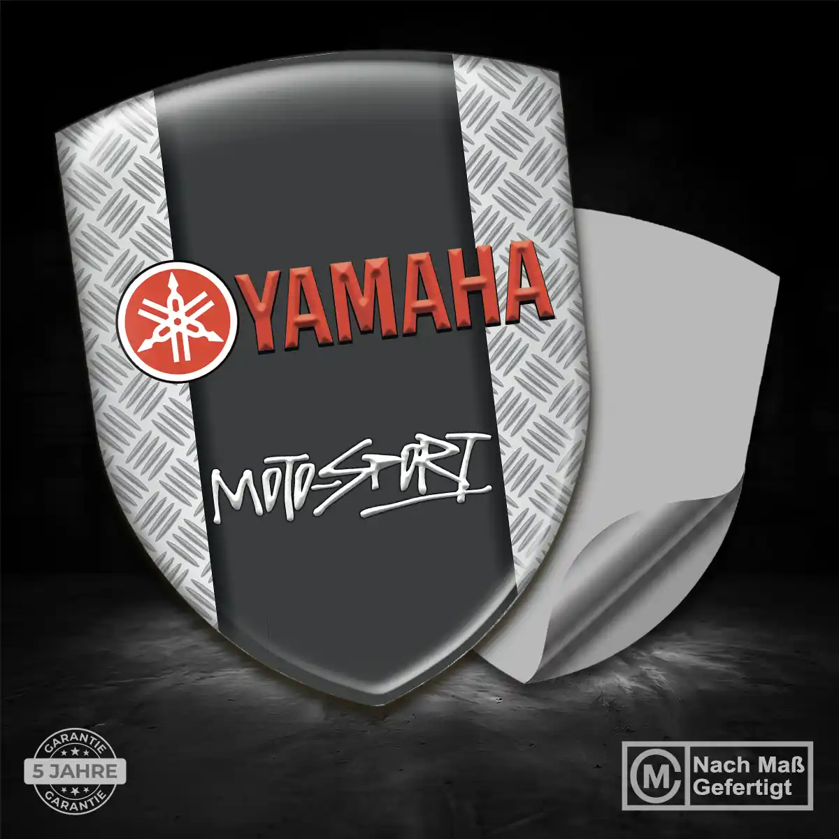 Yamaha 3D Gel Aufkleber Emblem Elegantes Design