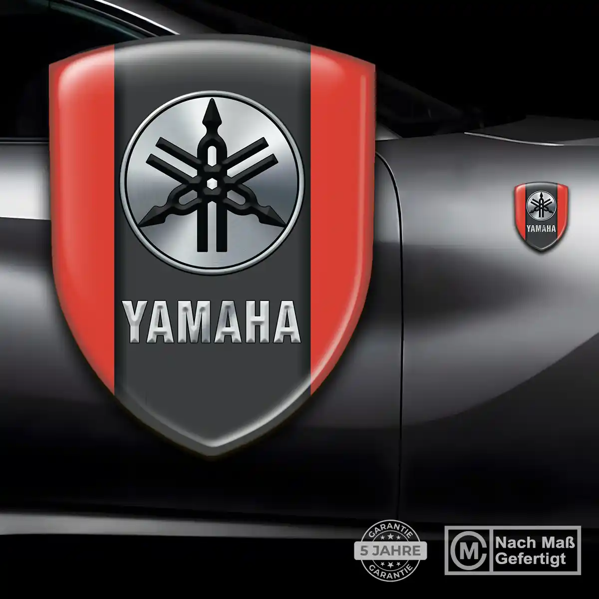 Yamaha 3D Gel Aufkleber Emblem Exklusiv-Edition